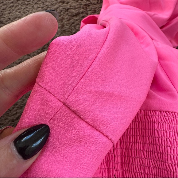 Lilly Pulitzer Eppley Neon Pink Jumpsuit Barbie Sleeveless Size XS 00 $228 - Picture 8 of 15